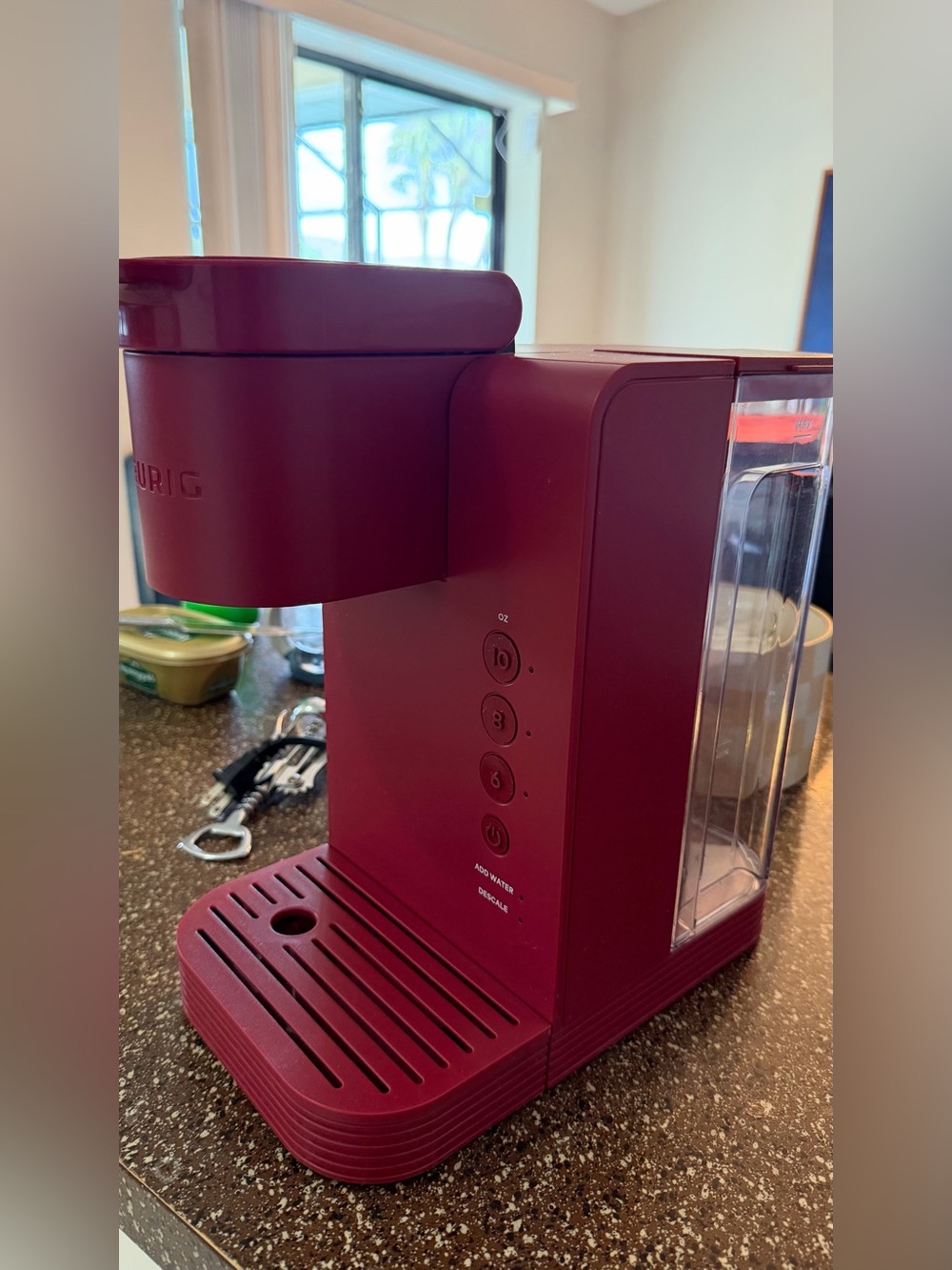 Keurig K-Express Essentials Single-Serve K-Cup Pod Coffee Maker, Red - Picture 2 of 5